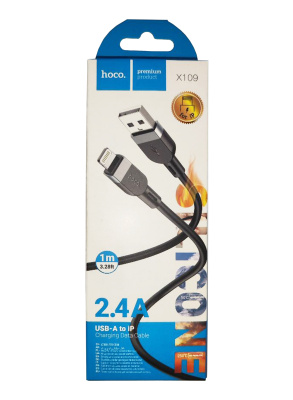 Кабель Hoco X109 for IP Black (100см)